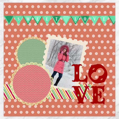 Love By Ki Ki 19 x19.27  Canvas - 1