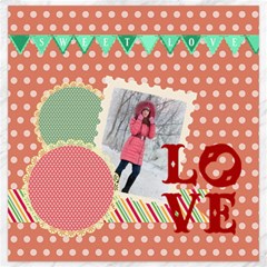 love - Canvas 20  x 20 
