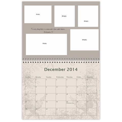 My Calendar 2014 By Inna Dec 2014