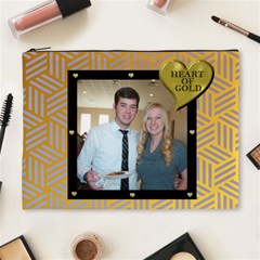 Black Gold Love Xl Cosmetic Bag