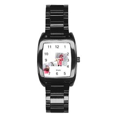 love - Stainless Steel Barrel Watch