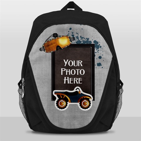 Let s Ride Backpack By Lisa Minor Front