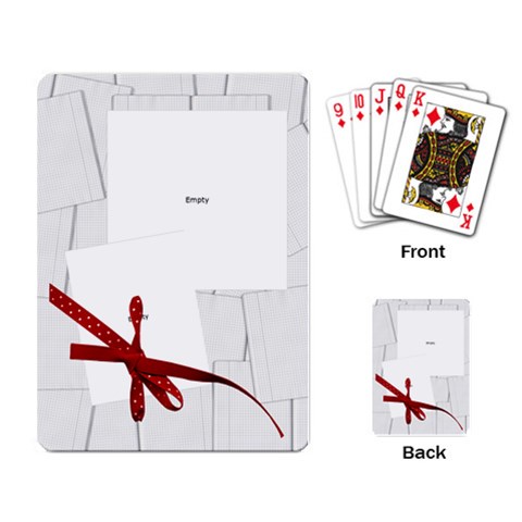 Teacher Playing Cards By Lisa Minor Back