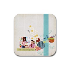 kids - Rubber Coaster (Square) kids - Rubber Coaster (Square)