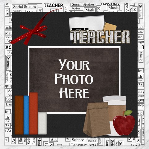 Teacher 12x12 Canvas By Lisa Minor 11.4 x11.56  Canvas - 1