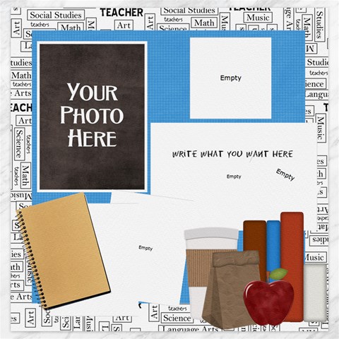Teacher 20x20 Canvas By Lisa Minor 19 x19.27  Canvas - 1