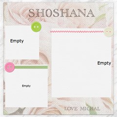 shoshana s canvas - Canvas 16  x 16 