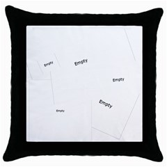 Throw Pillow Case (Black)
