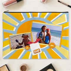 Beach-vacation-summer Xxxl Cosmetic Bag