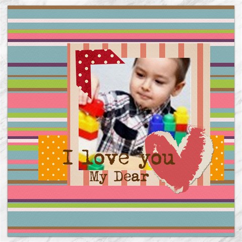 Kids By Kids 15.2 x15.41  Canvas - 1