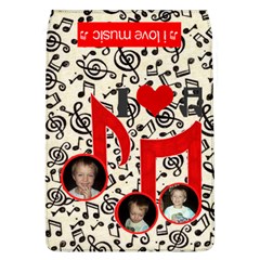 Music Removable Flap Cover