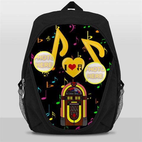Music Backpack Bag By Joy Johns Front