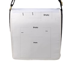 Dog Flap Closure Messenger Bag