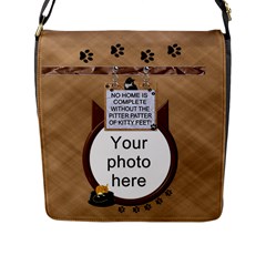 Cat Flap Closure Messenger Bag