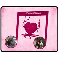 Love Notes medium blanket - 60  x 50  Fleece Blanket (Medium)