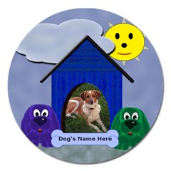 Doghouse Round 5 Inch Magnet