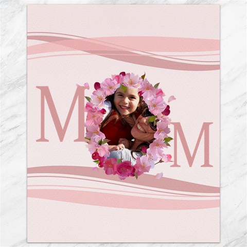Mothers Day By Mom 15.75 x19.29  Canvas - 1