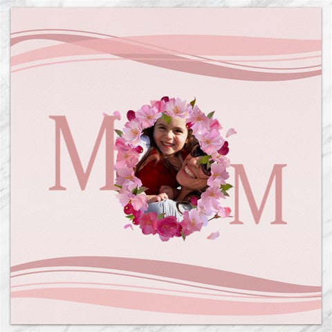 Mothers Day By Mom 11.4 x11.56  Canvas - 1