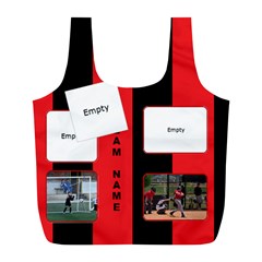 Black and Red (any Team) Recycle Bag (L) (6 styles) - Full Print Recycle Bag (L) Black and Red (any Team) Recycle Bag (L) (6 styles) - Full Print Recycle Bag (L)
