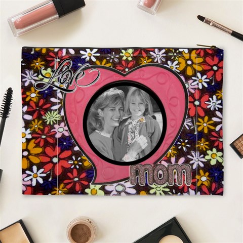 Mom Xl Cosmetic Bag #2 By Joy Johns Back