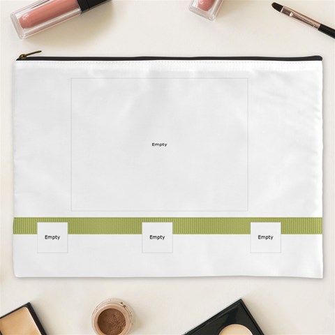 Today Xxxl Cosmetic Bag By Lisa Minor Front