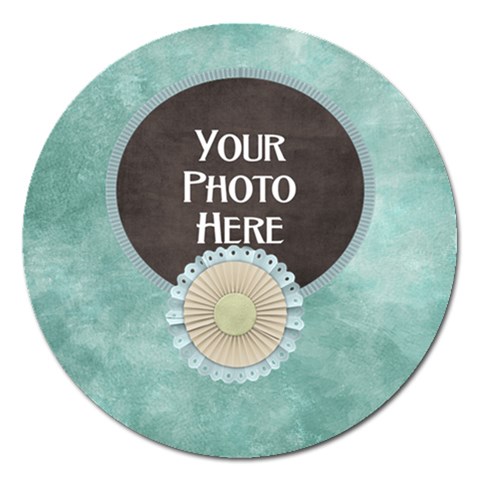 Today Round Magnet By Lisa Minor Front