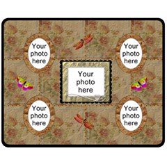 Butterfly Family Medium Fleece Blanket - 60  x 50  Fleece Blanket (Medium)