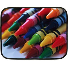 crayon - 35 x27  Fleece Blanket (Mini)