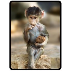 Cute Monkey - 80  x 56  Fleece Blanket (Large)