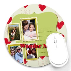 mothers day - Round Mousepad