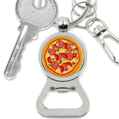 pizza - Bottle Opener Key Chain
