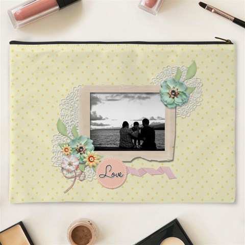 Cosmetic Bag (xxxl): Sweet Memories By Jennyl Back