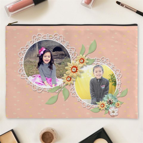 Cosmetic Bag (xxxl): Sweet Memories 4 By Jennyl Front