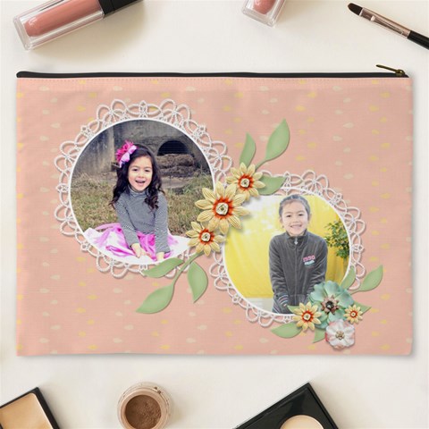 Cosmetic Bag (xxxl): Sweet Memories 4 By Jennyl Back