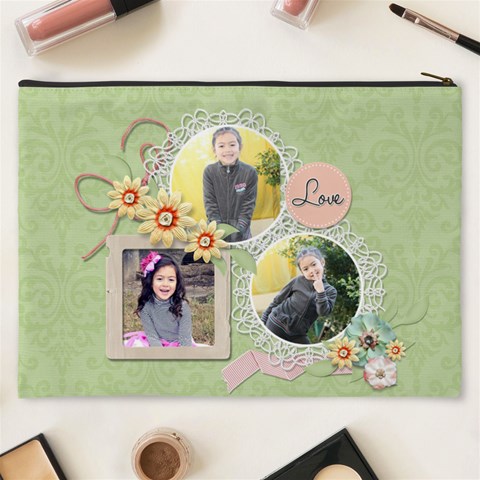 Cosmetic Bag (xxxl): Sweet Memories 5 By Jennyl Back