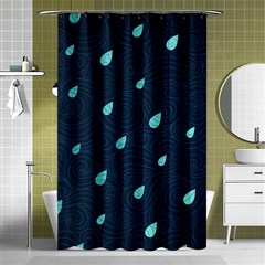 rain - Shower Curtain 48  x 72  (Small)
