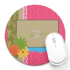 АЛЕНА - Collage Round Mousepad