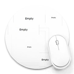 fathers day - Collage Round Mousepad fathers day - Collage Round Mousepad