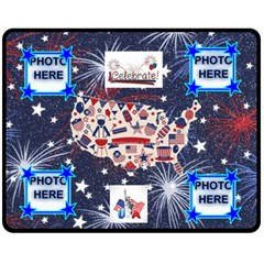 Celetrate USA medium blanket - 60  x 50  Fleece Blanket (Medium)