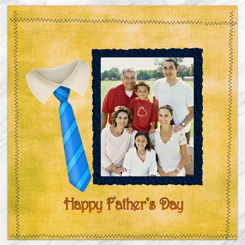 Father s Day By Dad 15.2 x15.41  Canvas - 1