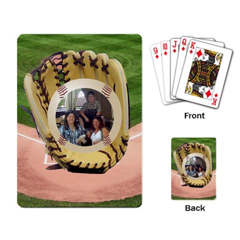 Baseball Playing Cards By Kim Blair Back