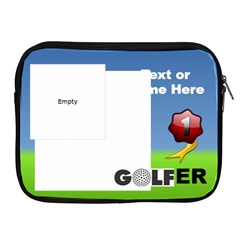 #1 Golfer Apple Ipad Zipper Case