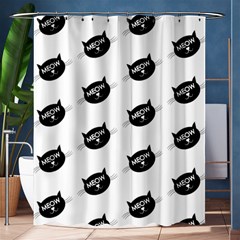 meow cat - Shower Curtain 60  x 72  (Medium)