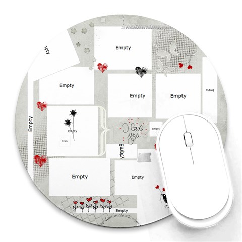 Round Mousepad By Deca Front