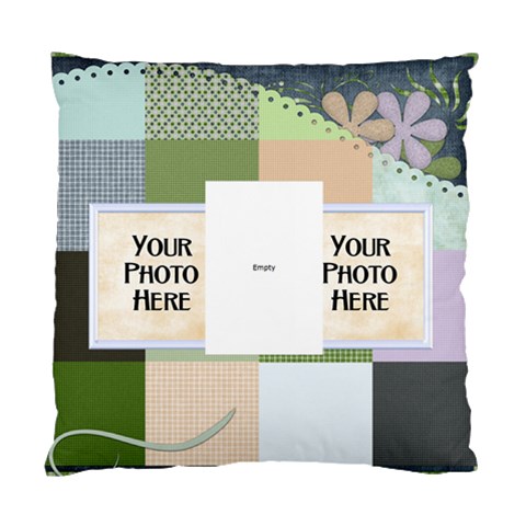 2 Sided Quilt Style Pillow By Lisa Minor Back