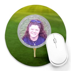 Golf Collage Round Mousepad Golf Collage Round Mousepad