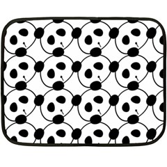 panda - 35 x27  Two Sides Fleece Blanket (Mini)