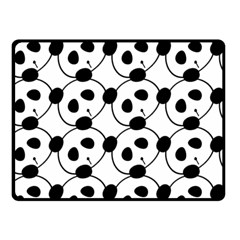 panda - 50  x 40  Fleece Blanket (Small)