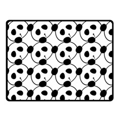 panda - 50  x 40  Two Sides Fleece Blanket (Small)