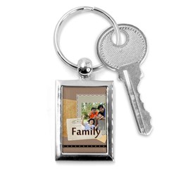 family - Key Chain (Rectangle)